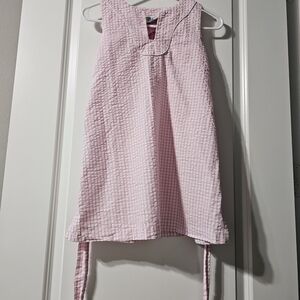 Little English Pink Checkered Dress